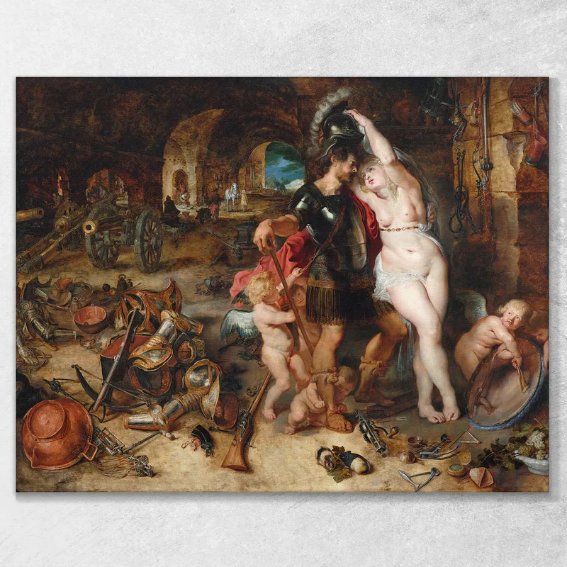 The Return From War Mars Disarmed By Venus Peter Paul Rubens