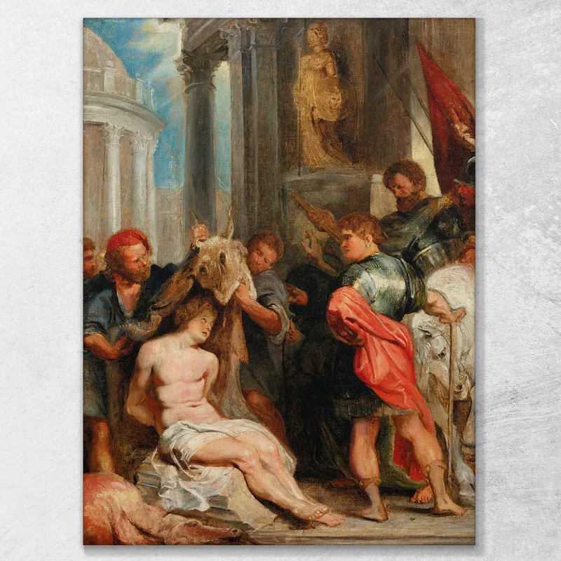 The Torture Of Saint Chrysanthus Peter Paul Rubens