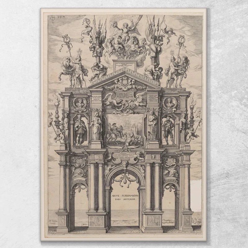 The Triumphal Arch Of Ferdinand Peter Paul Rubens