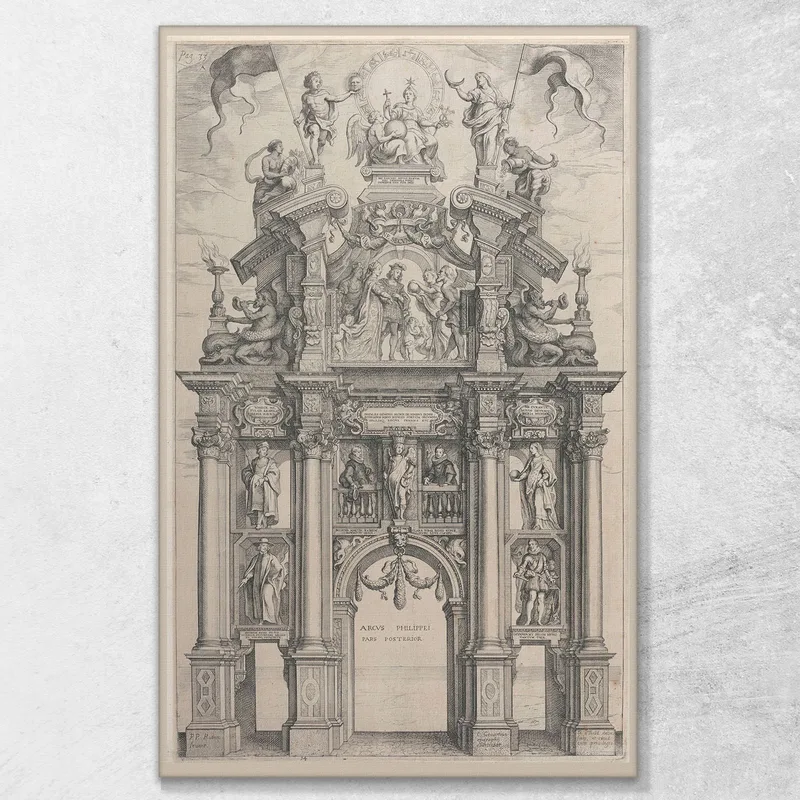 The Triumphal Arch Of Philip Peter Paul Rubens