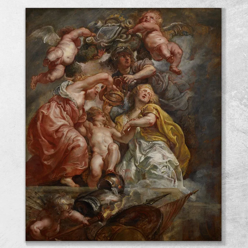 The Union Of England And Scotland Charles I As The Prince Of Wales Peter Paul Rubens