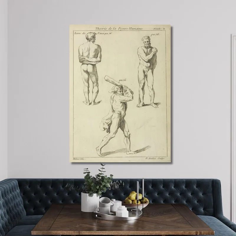 Three Studies Of Male Figures 2 Peter Paul Rubens