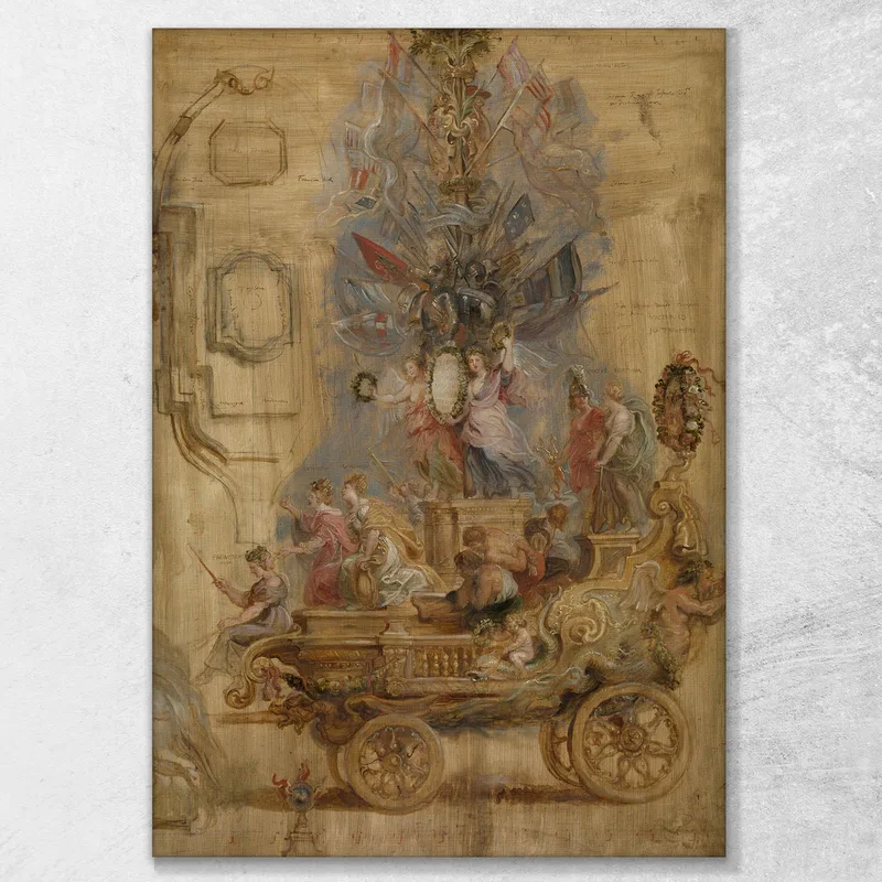 Triumphal Chariot Of Kallo Peter Paul Rubens