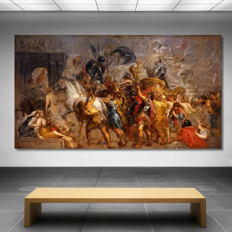 Triumphal Entry Of Henri Iv In Paris Peter Paul Rubens