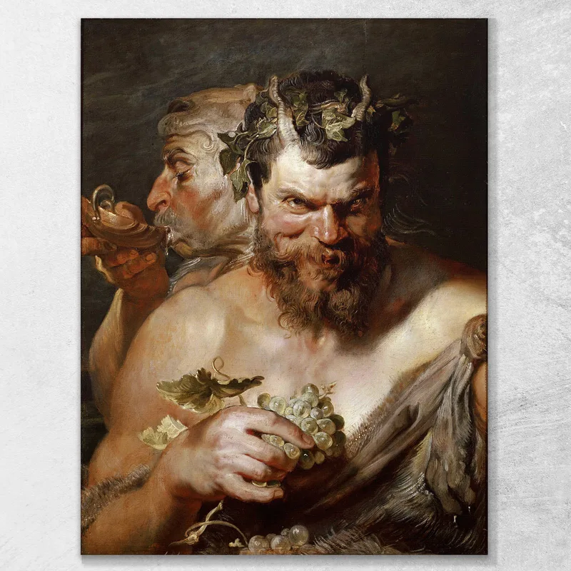 Two Satyrs Peter Paul Rubens