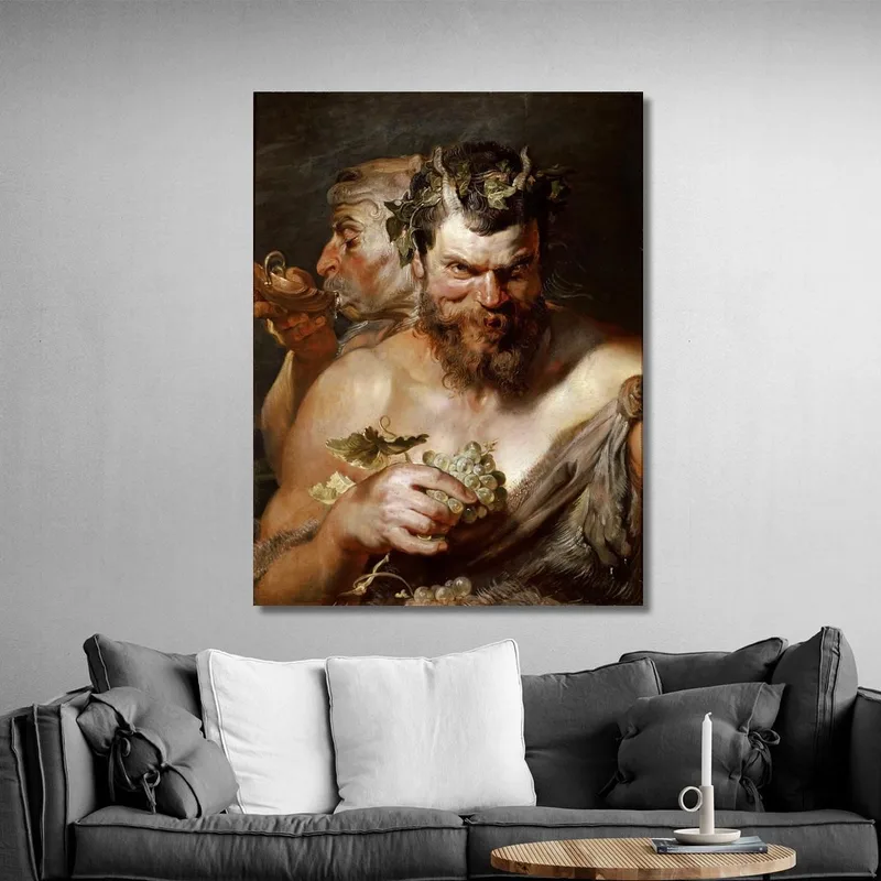 Two Satyrs Peter Paul Rubens