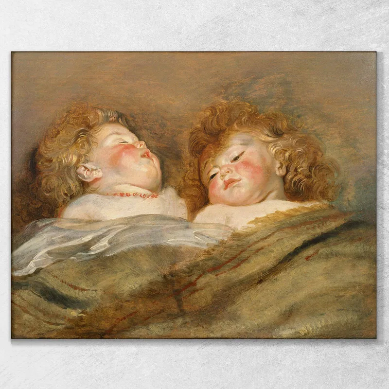 Two Sleeping Children Peter Paul Rubens