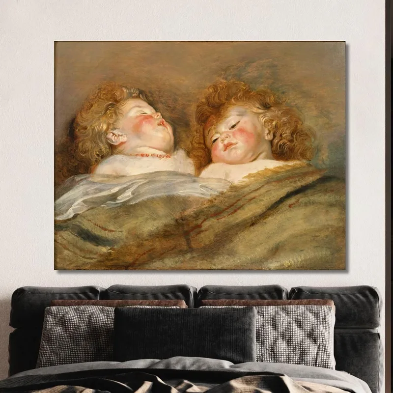 Two Sleeping Children Peter Paul Rubens