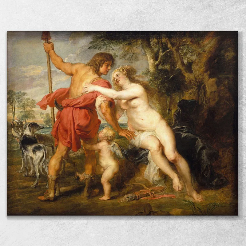 Venere E Adone 2 Peter Paul Rubens
