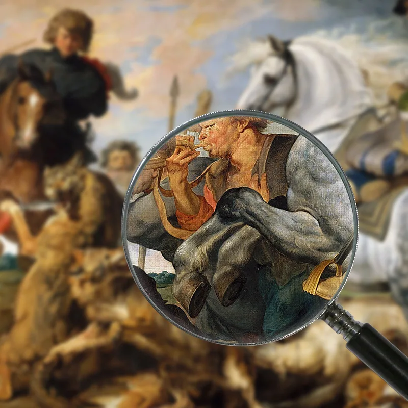 Wolf- Und Fuchsjagd Peter Paul Rubens