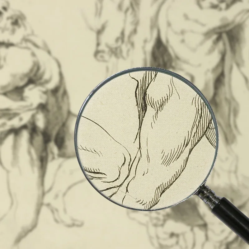 Figures One Wrestling With A Snake One Lifting A Dead Boar And Two Atlas Figures Lifting A Globe Peter Paul Rubens