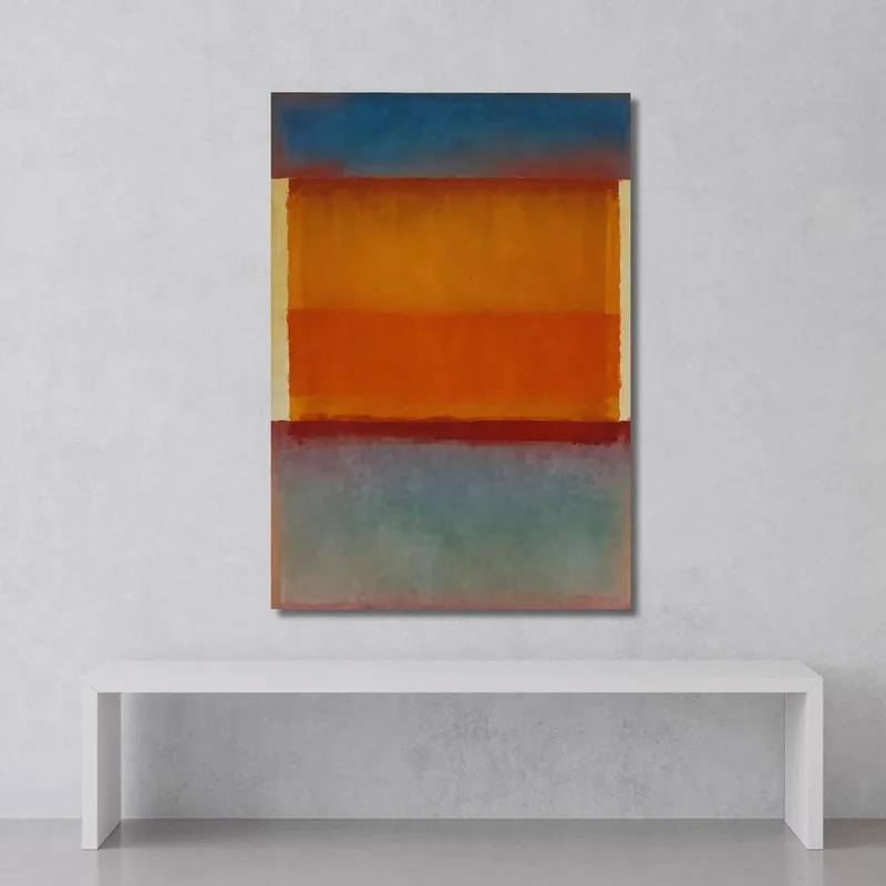 Blue Orange And Gray Reinterpretation Mark Rothko