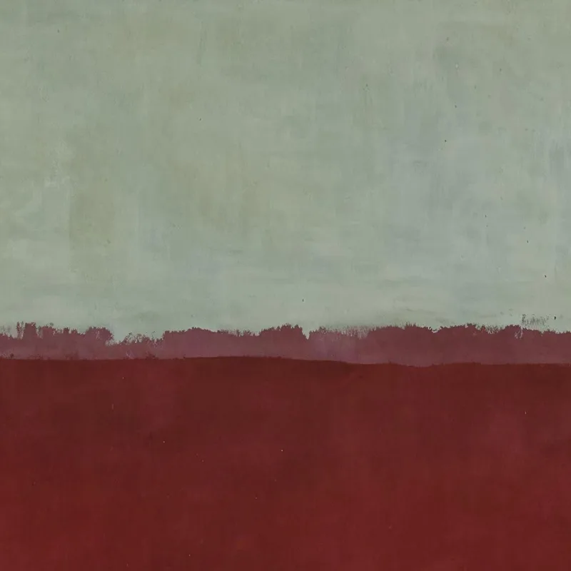 Sombra Tostada Azul Y Rayas Índigo Reinterpretación Mark Rothko