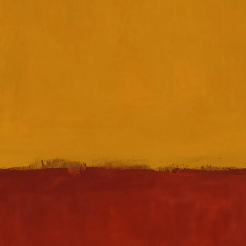 Campi Dorati Con Colonne Rosse Stile Mark Rothko