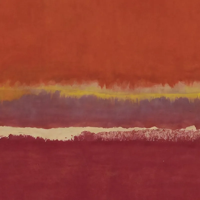 Safran Rouille Et Rouge Réinterprétation Mark Rothko