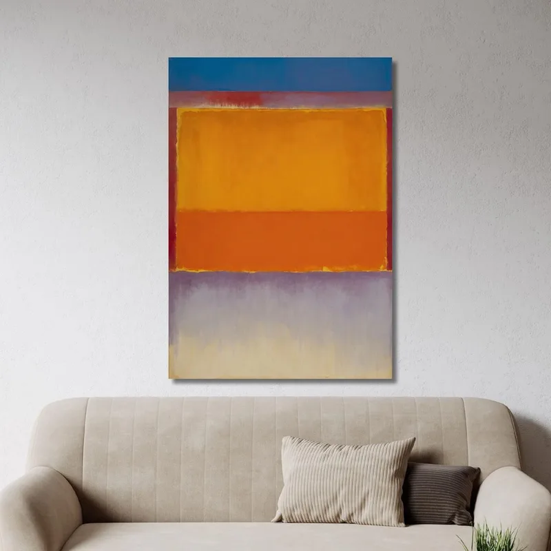Bagliore Del Tramonto Su Toni Freddi Ispirato A Mark Rothko