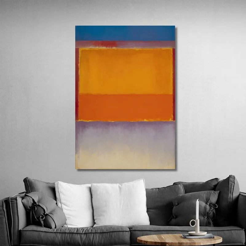 Bagliore Del Tramonto Su Toni Freddi Ispirato A Mark Rothko