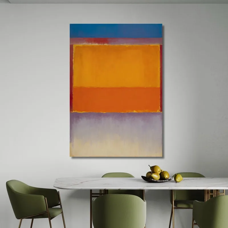 Bagliore Del Tramonto Su Toni Freddi Ispirato A Mark Rothko
