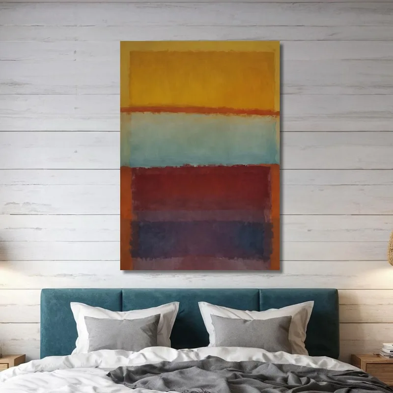 Warmes Gold Und Kühles Blau Neuinterpretation Mark Rothko