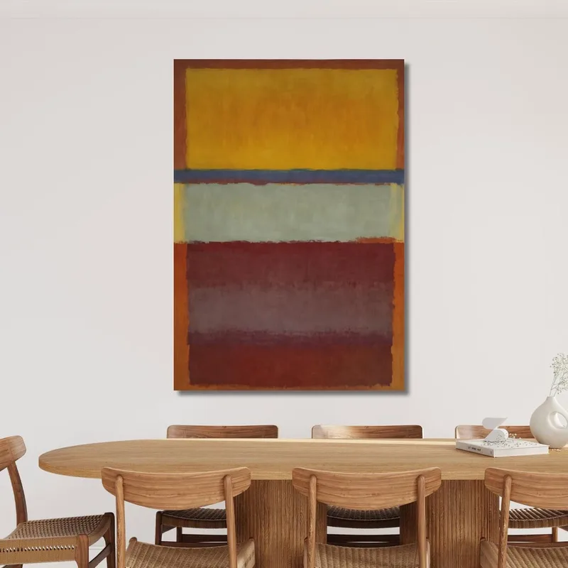 Giallo Blu E Rosso Intenso Ispirato A Mark Rothko