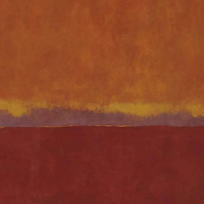 Giallo Arancione E Rosso Intenso Stile Mark Rothko