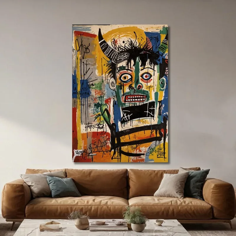 Visión De La Locura Estilo Jean-Michel Basquiat