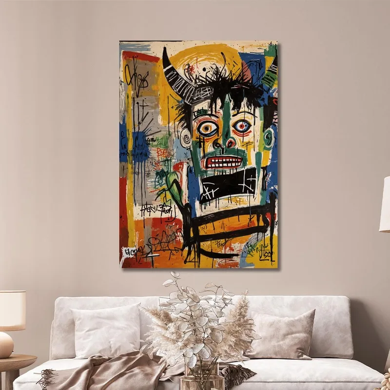 Visión De La Locura Estilo Jean-Michel Basquiat