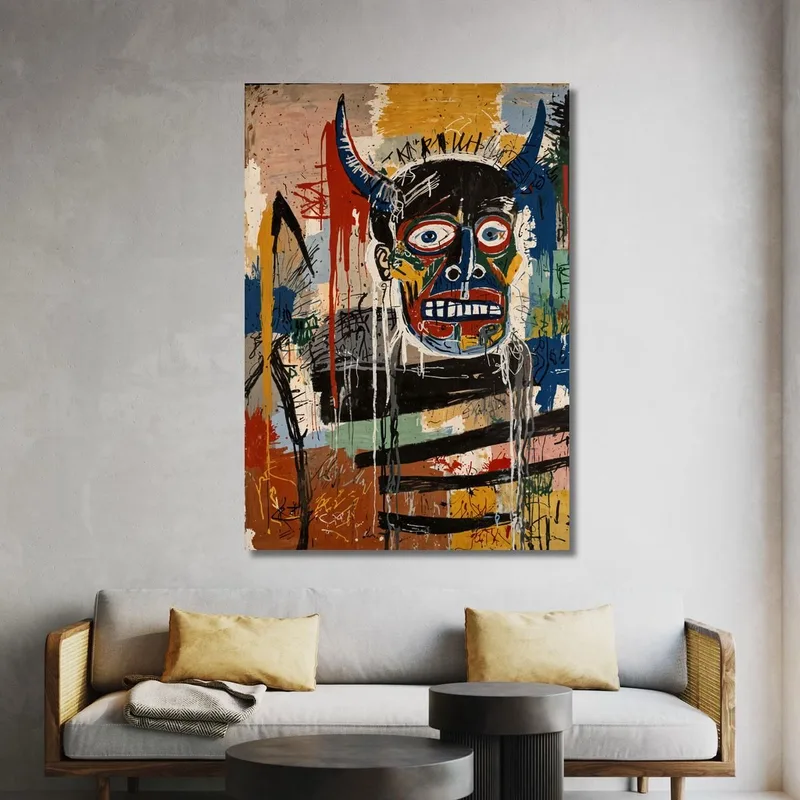 Abstract Distortion Reinterpretation Jean-Michel Basquiat