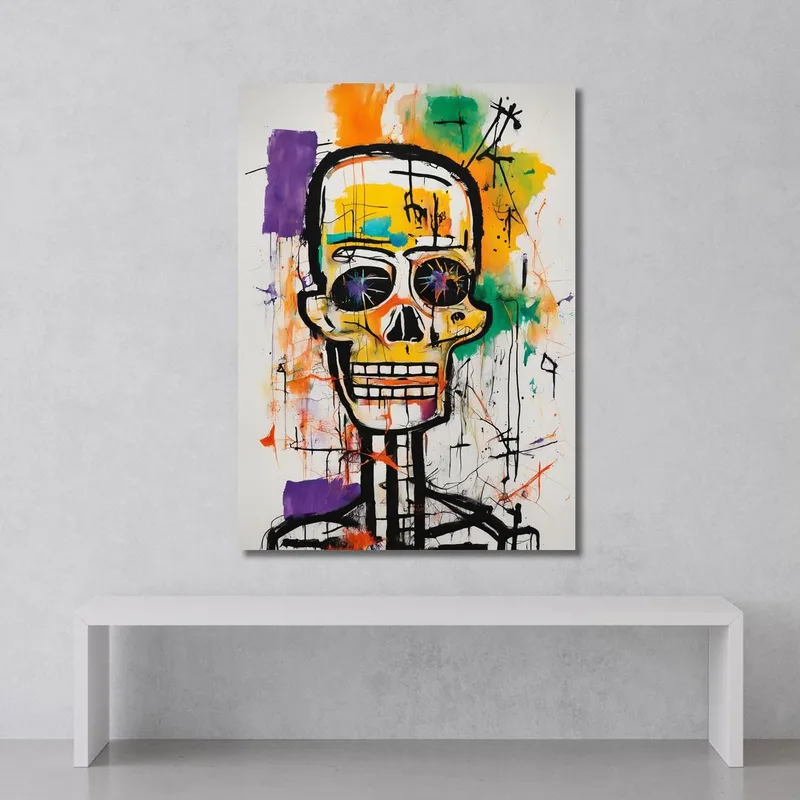 Chaos Of The Mind Inspired By Jean-Michel Basquiat