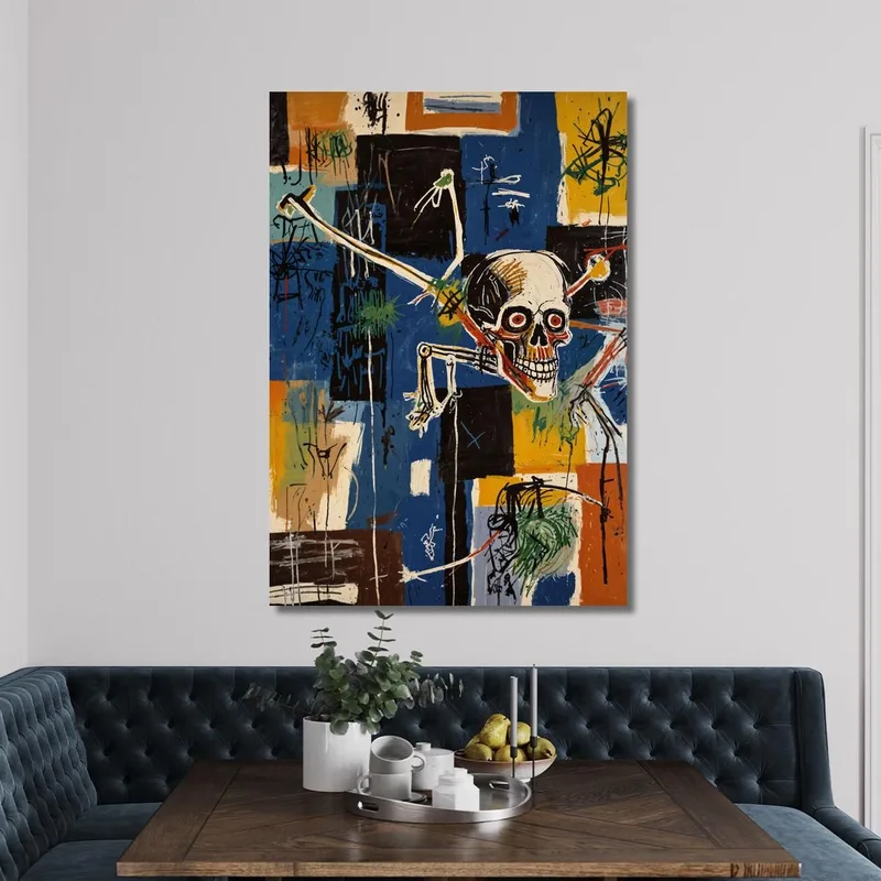Disjointed Chaos Reinterpretation Jean-Michel Basquiat