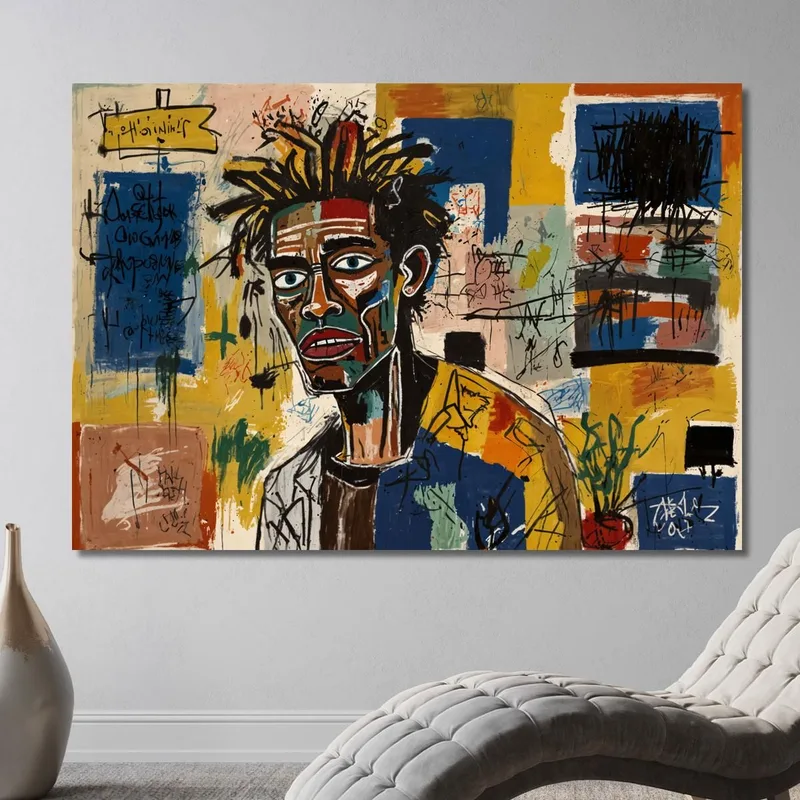 Visión Distorsionada Inspirado En Jean-Michel Basquiat