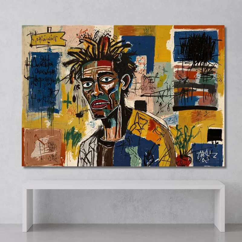 Visión Distorsionada Inspirado En Jean-Michel Basquiat