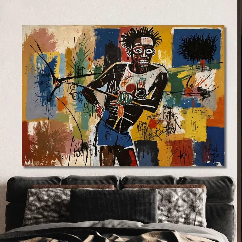 Pêcheur Réinterprétation Jean-Michel Basquiat