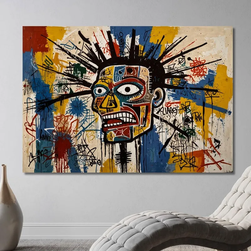 Identità Fratturata Stile Jean-Michel Basquiat