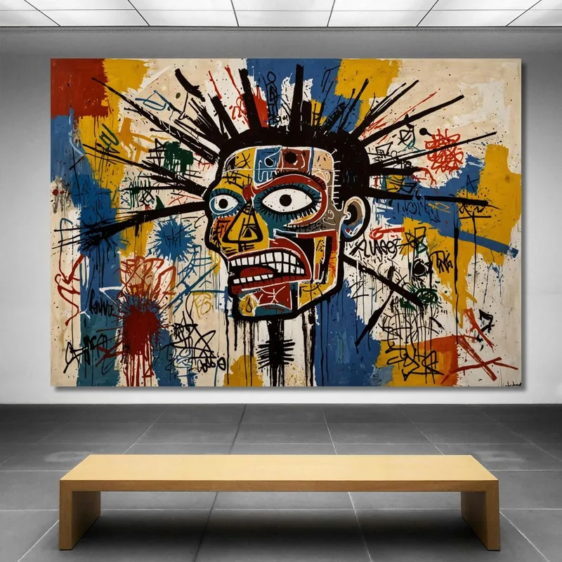 Identità Fratturata Stile Jean-Michel Basquiat