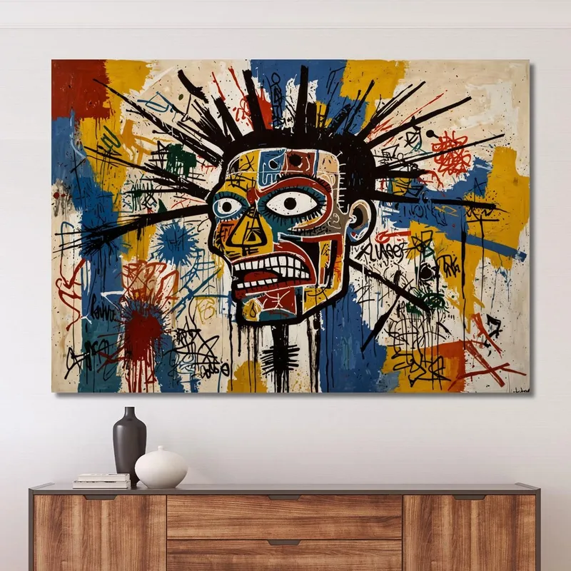Identità Fratturata Stile Jean-Michel Basquiat