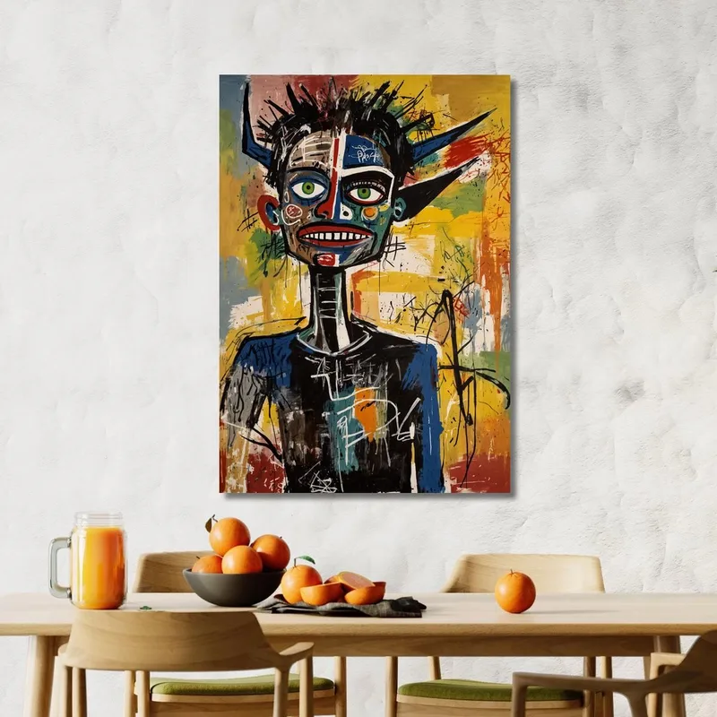 Zersplitterte Identität Im Chaos Neuinterpretation Jean-Michel Basquiat
