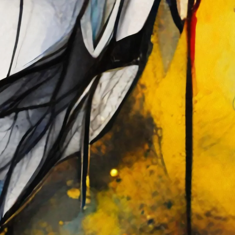Rêve Aviaire Néon Inspiré Par Jean-Michel Basquiat