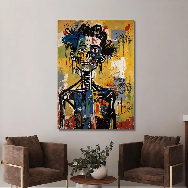 Rebelión Esquelética Reinterpretación Jean-Michel Basquiat