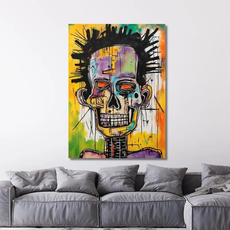 The Electric Gaze Reinterpretation Jean-Michel Basquiat