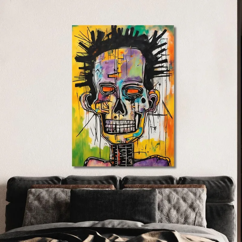 The Electric Gaze Reinterpretation Jean-Michel Basquiat