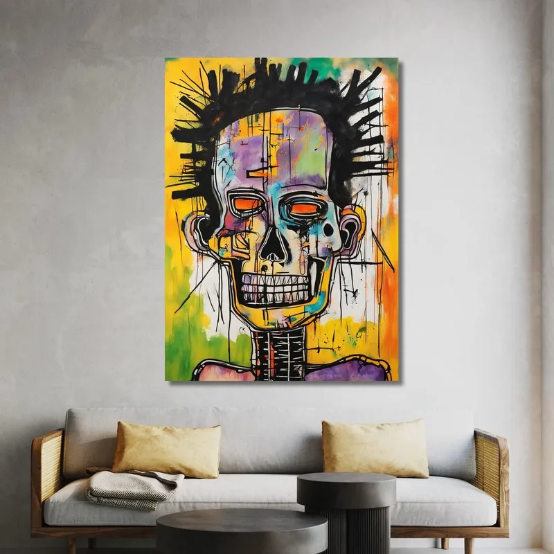 The Electric Gaze Reinterpretation Jean-Michel Basquiat