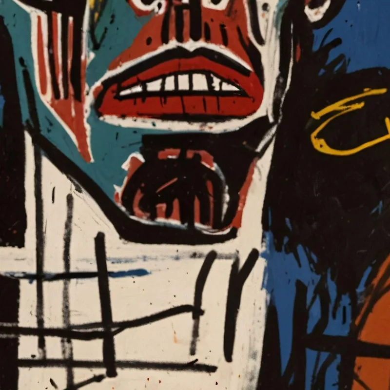 Tormented Soul Inspired By Jean-Michel Basquiat