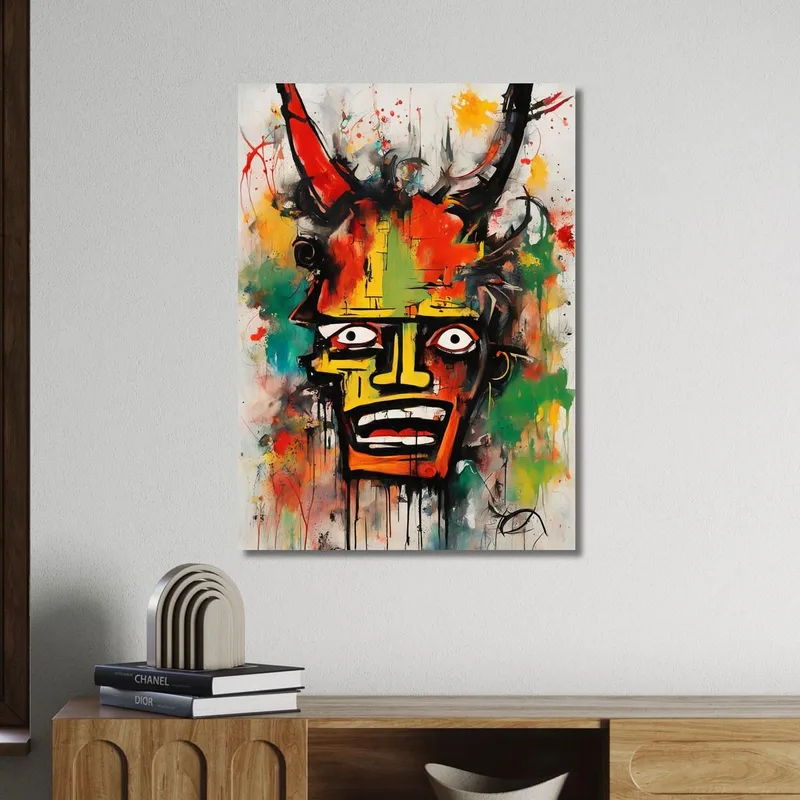 Totem Urbano Stile Jean-Michel Basquiat