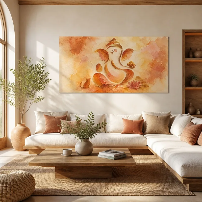 Serenità di Ganesha quadro canvas