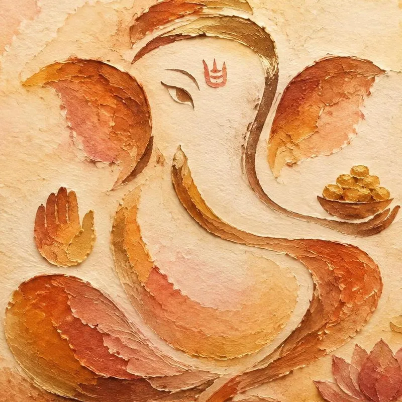 Serenità di Ganesha quadro canvas