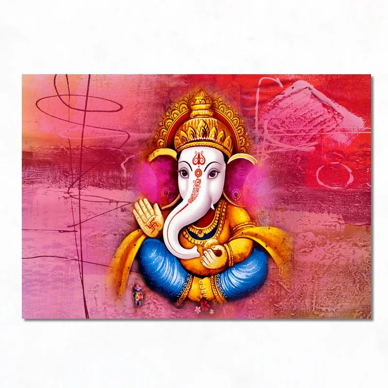 Canvas print ganesh divine blessing