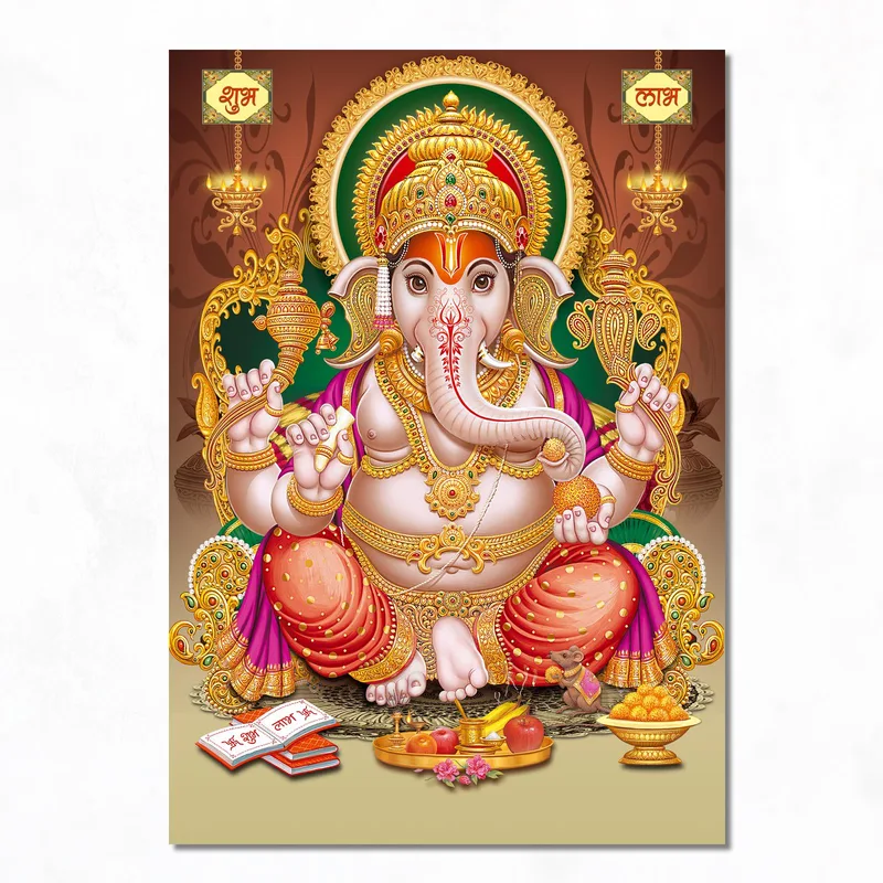 Leinwanddruck ganesh festival ehrfurcht