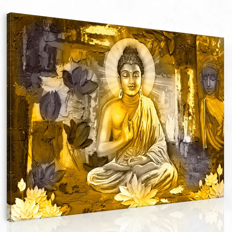 Lienzo artistico meditación de buda