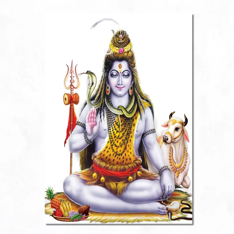 Signore Shiva quadro moderno su tela
